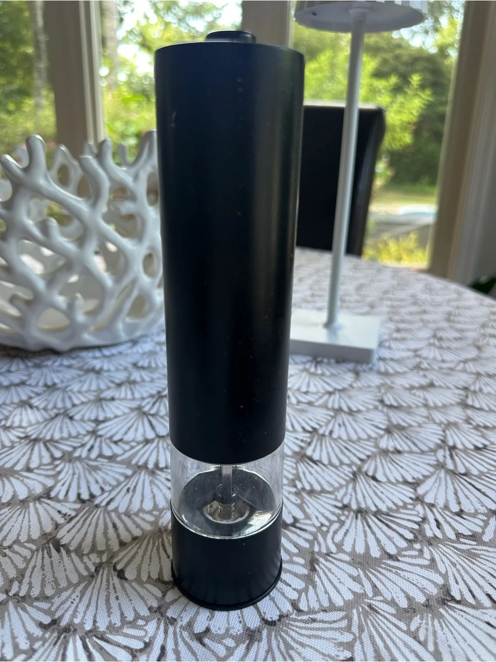 Black Electric Salt and Pepper Grinder - Unbranded